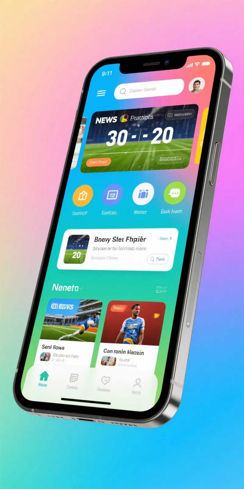 乐竞体育APP 界面展示